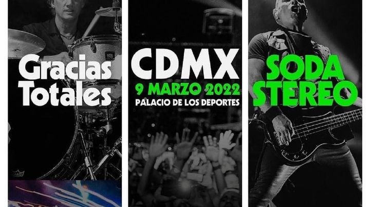 'Gracias Totales': Soda Stereo anuncia su regreso a la CDMX en marzo del 2022