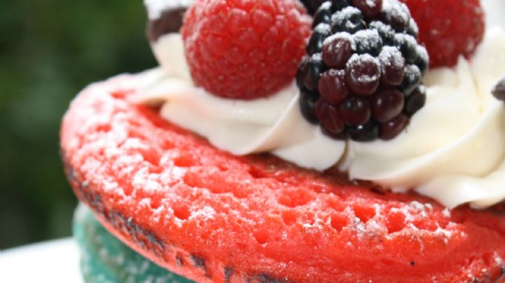 Divertidos Hot Cakes arcoiris