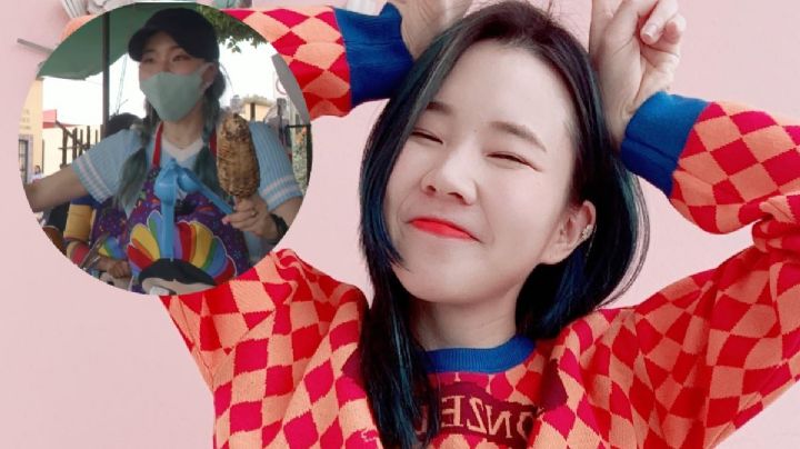 Chingu Amiga trabaja en puesto de elotes y sorprende por lo que ganó en tres horas