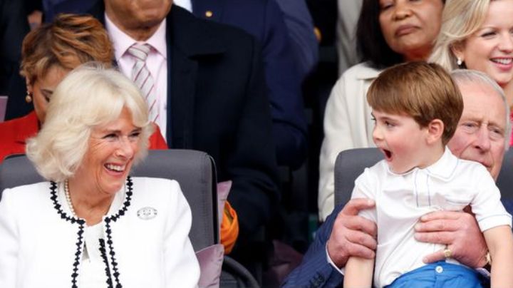 VIDEO: El tierno gesto del príncipe Louis para tranquilizar a la reina consorte Camilla