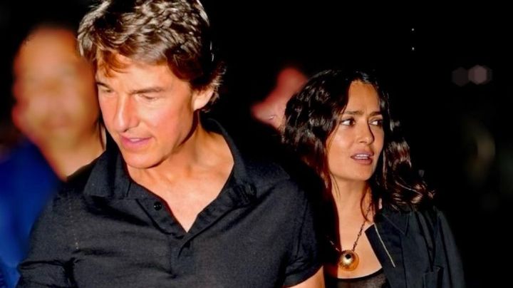Salma Hayek presume su amistad con Tom Cruise: así se lo llevó a cenar