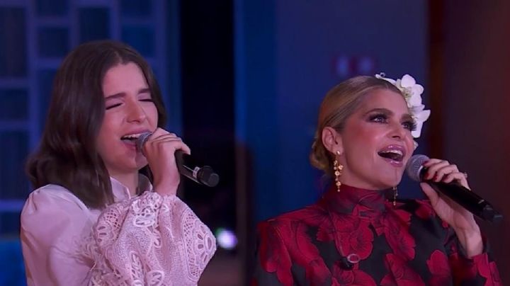 ¿Otro meme? Así le cantó Itatí Cantoral a la Virgen de Guadalupe, esta vez junto a su hija María