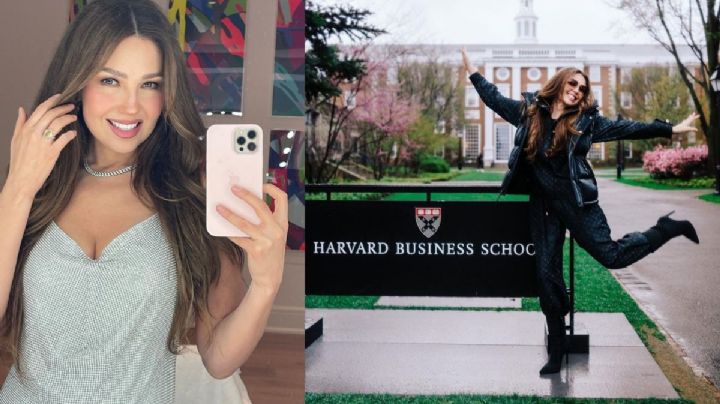 Thalía va a la Universidad de Harvard y ofrece conferencia sobre negocios en América Latina