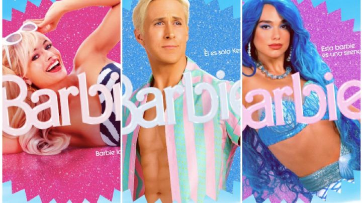 Barbie Movie: Dua Lipa, Margot Robbie y Ryan Gosling, espectaculares en los pósters oficiales recién publicados
