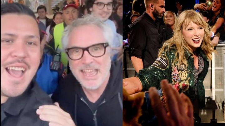 Captan a Alfonso Cuarón en el último concierto de Taylor Swift en México