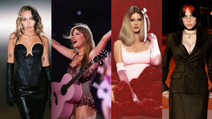 Miley Cyrus, Taylor Swift, Lana del Rey y Billie Eilish candidatas a ganar los Grammy 2024